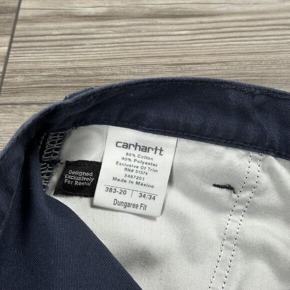 Carhartt Carpenter Pants Navy - Picture 6 of 6